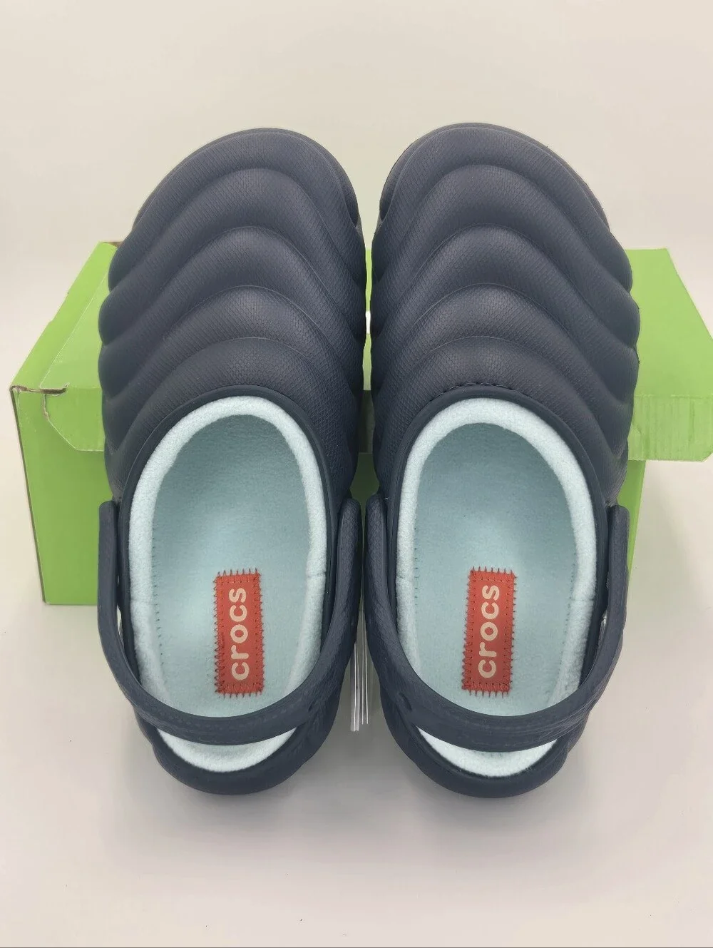 Crocs Classic Lined Overpuff Clog Unisex Nightfall Navy Size Men's 8 Women's 10